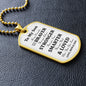 Our Son | Braver Stronger Smarter Loved - Dog Tag