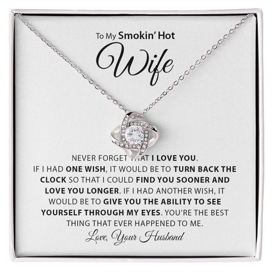 My Smokin Hot Wife | The Best Thing - Love Knot Necklace